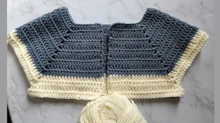 Crochet Square Yoke to Your Desired Size