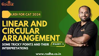 Linear and Cicular Arrangement - I for CAT 2021 I Logical Reasoning Preparation I Basic to Advance