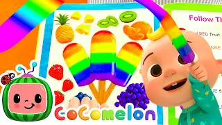 The Colors Song (with Popsicles) 15 Min Nonstop Loop | CoComelon | Moonbug Kids - Color Time