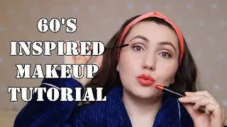 M-am machiat dupa un tutorial din anii 60! | Vintage Makeup Tutorial Step by Step