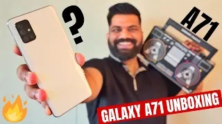Samsung Galaxy A71 Unboxing & First Look - Latest in Galaxy A Series | 64MP+SD730 +4500mAh🔥🔥🔥