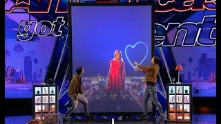 Tony & Jordan - French Twins: GROUNDBREAKING Hi-tech Magic!! | America’s Got Talent 2017