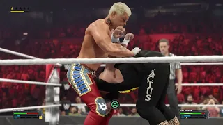 Cactus Jack Vs Cody Rhodes (WWE 2K23)