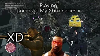 Gameplay GTA IV, GTA V, GTA The ballab of gay Tony, Xbox series x.