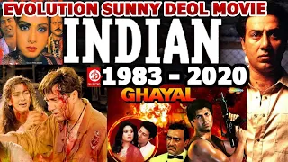 SUNNY DEOL EVOLUTION MOVIE (1983-2020)