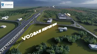 A1 Pitești - Curtea de Argeș motorway / Autostrada A1 Pitești - Sibiu, Secțiunea 5, modelul 3D