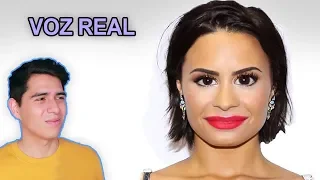 Escuchando la VOZ REAL de DEMI Lovato sin Autotune | Vargott