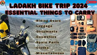 Essential Things to Carry for Ladakh Spiti and Zanskar BikeTrip Plan 2024 |जरुरी चीज़े जो आपको चाहिए