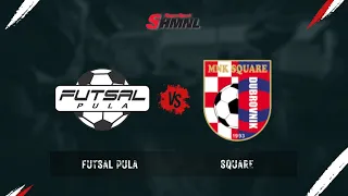 Futsal Pula v Square 2:4 | Important win for Square: Goals & Highlights | SuperSport HMNL 2023/24