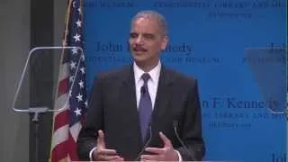 A Discussion with Attorney General Eric Holder