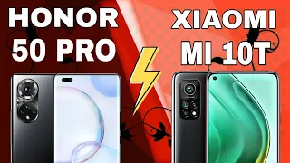 Xiaomi MI 10T vs Honor 50 Pro