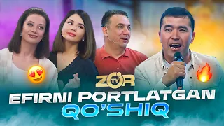 EFIRNI PORTLATGAN QO'SHIQ🔥| Shahrom Shox - Go'zal Qiz | Zo'r TV Ertalabdan Salom ko'rsatuvi