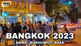 Bangkok Sukhumvit Nana Night Walk • THAILAND 4K