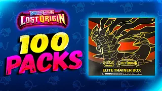 Opening 100x Pokémon Lost Origin Booster Packs!