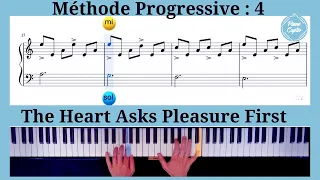 tutoriel piano facile débutant -the heart asks pleasure first-film leçon de piano - méthode piano 4