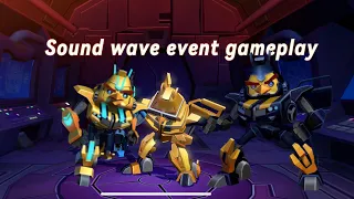 Sound wave event gameplay Angry Birds Transformers - ChuckGrain - Bumblebee, High Octane and Energon