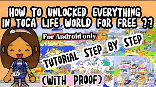 HOW TO UNLOCKED EVERYTHING IN TOCA LIFE WORLD FOR FREE?/Toca Boca /Toca Boca World/Toca Secret Code