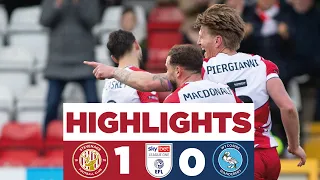 Stevenage 1-0 Wycombe Wanderers | Sky Bet League One Highlights