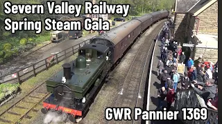 Severn Valley Railway Spring Steam Gala | GWR '1366' 1369 working local trains and goods
