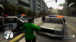 GTA San Andreas DE - Ballas / Police Rampage + Six Star Escape