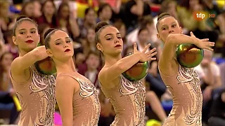 Gimnasia Rítmica  Copa Mundial Guadalajara 2018  Conjunto Argentina  Pelotas + Sogas