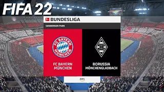 FIFA 22 | Bayern Munich vs Borussia Mönchengladbach - Bundesliga - Full Gameplay