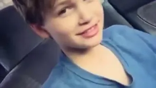 Gabriel Bateman in car