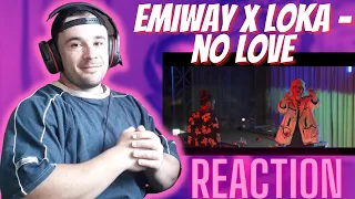 Emiway x Loka - No Love (REACTION!!!)