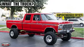 Supercharged Coyote Swapped Dentside Crewcab! | What The Truck?