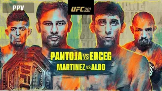 UFC 301 LIVE PANTOJA VS ERCEG LIVESTREAM & FULL FIGHT COMPANION