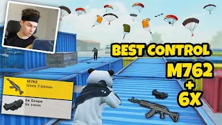 Best Control M762 + 6x Scope - No Recoil | PUBG MOBILE