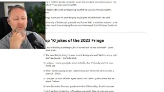 Edinburgh Fringe Funniest Joke 2023 + Top Ten [Limmy Reacts]