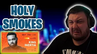 HOLY SMOKES!! King Inertia 🇺🇸 I GBB 2021: WORLD LEAGUE I Solo Elimination [REACTION!!!]