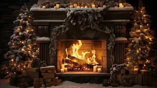 Stay Warm And Cozy This Christmas | Helps Sleep Instantly | Fireplace Burning