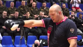 Ударная техника Федора Емельяненко striking by Fedor Emelianenko ! Семинар Союза MMA  Часть 2