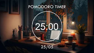 25/05 Pomodoro ★︎ Relaxing Lofi, Study With Me, Stay Motivated ✨ Focus Station
