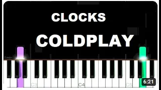 Clocks - COLDPLAY - Piano Teclado | Iniciante