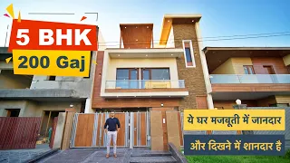 (30x60) 200 Sq Yard 5 BHK Beautiful House For Sale With Modern House Plan And Elegant Interior