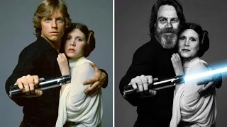 Star Wars actors then & now