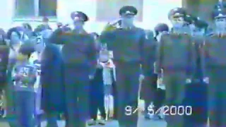 Victory Day Parade in Vladimir Oblast 2000 Russian Anthem (Ends)