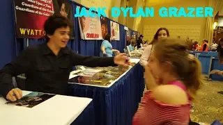 My daughter was EXTREMELY excited to meet Jack Dylan Grazer! At Rhode Island Comic Con 2018!