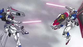 Freedom vs Impulse Gundam Seed Destiny HD Remaster
