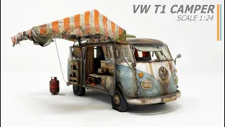 VW T1 Camper 1962 for my next ZOMBIE Diorama 1:24