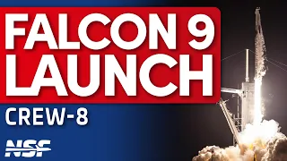 [Scrub] SpaceX Falcon 9 Launches SpaceX Crew-8 to the ISS