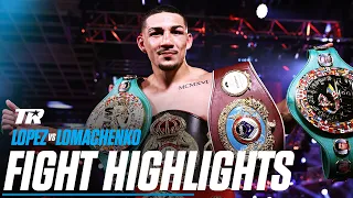 Teofimo Lopez Upsets Vasiliy Lomachenko to become Undisputed Lightweight Champion | FIGHT HIGHLIGHTS