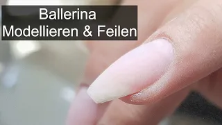 Ballerina Modellieren & Feilen aus Naturnägeln ? Das solltest du beachten !!