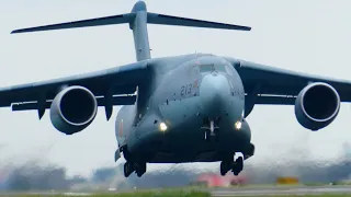 [Japanese Old & New Transport Aircraft] Kawasaki C-1 & C-2 Touch and Go