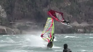 🔥 Windsurfing in Storm 😱