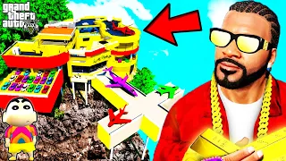 Franklin Upgrade MOST LUXURY HOUSE in GTA 5 | SHINCHAN and CHOP