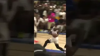 LEBRON catches a body at Drew league!! 🤯 #shorts